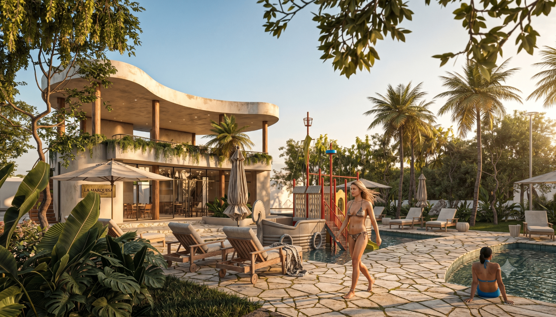 Casa club de Residencial La Marquesa